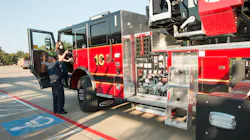 The Bastrop, TX, Fire Department is adding a new aerial (pictured) and a pumper as it moves to full-time firefighters.