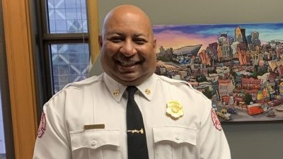 Minneapolis Assistant Fire Chief Bryan Tyner, Mayor Jacob Frey's nomination to replace John Fruetel as head of the department.