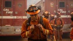 Inmate firefighters with the Sugar Pine Conservation Crew head out to battle the Bear Fire, part of the North Complex Fire, near Oroville, CA, in September. Inmate firefighters with the Sugar Pine Conservation Crew head out to battle the Bear Fire, part of the North Complex Fire, near Oroville, CA, in September.