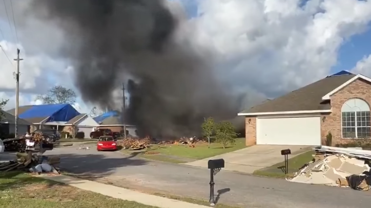 A Navy T-6B Texan II aircraft from Naval Air Station Whiting Field in Milton, FL, crashed in Magnolia Springs, AL, on Friday, killing both crew members on board