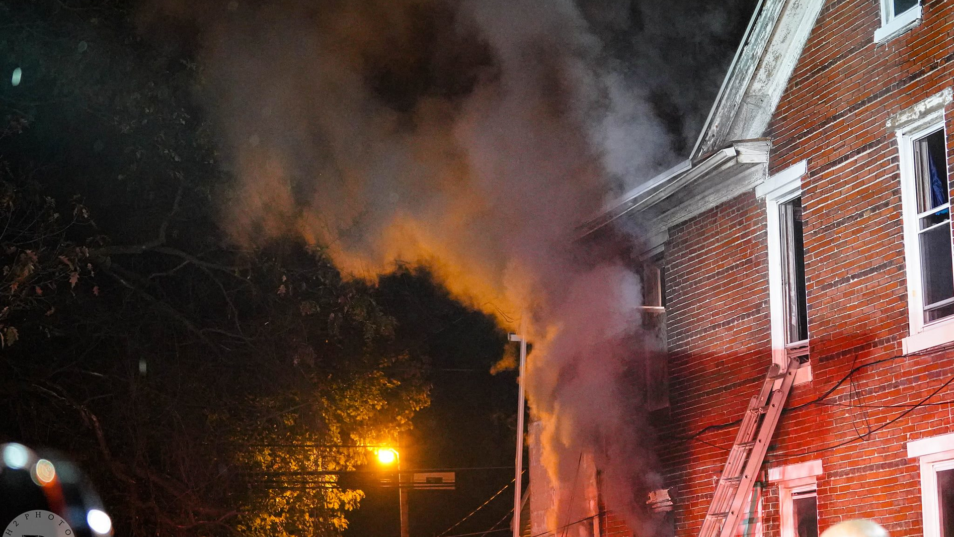Fire departments from multiple counties responded to a blaze that broke out at a two-and-a-half story duplex in Harrisburg early Wednesday.