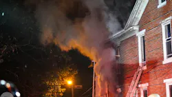 Fire departments from multiple counties responded to a blaze that broke out at a two-and-a-half story duplex in Harrisburg early Wednesday.