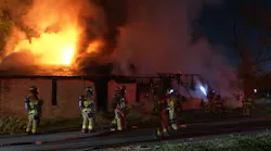 Houston firefighters worked for three hours to extinguish a blaze that broke out at a vacant church Thursday.