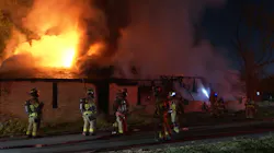 Houston firefighters worked for three hours to extinguish a blaze that broke out at a vacant church Thursday.