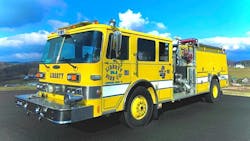 The Liberty Fire Company in Schuylkill Haven, PA, is raffling off its 1992 1992 Pierce Arrow Pumper.
