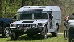 London-Laurel County, KY, Rescue Squad's Humvee was stolen early Tuesday when the keys were left inside it, according to police. London-Laurel County, KY, Rescue Squad's Humvee was stolen early Tuesday when the keys were left inside it, according to police.