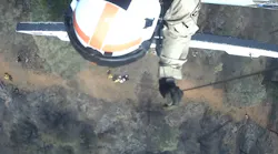National Guard Firefighters Rescued (ca)