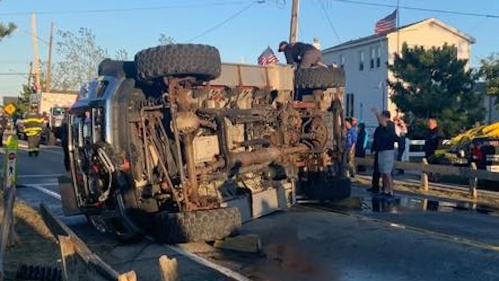 Ny Firefighter Injured In Apparatus Rollover Firehouse Any new yorkers out there know in which direction the breezy point climb takes you and what runway out of. ny firefighter injured in apparatus