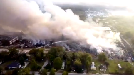 As many as 130 firefighters have contained a massive structure fire in Sumter that broke out late Tuesday. But officials say the blaze could take days to fully extinguish.