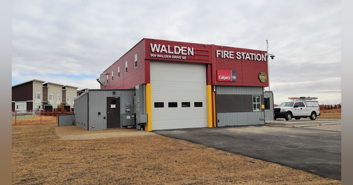 Innovative Fire Station for Canadian Fire Department Firehouse