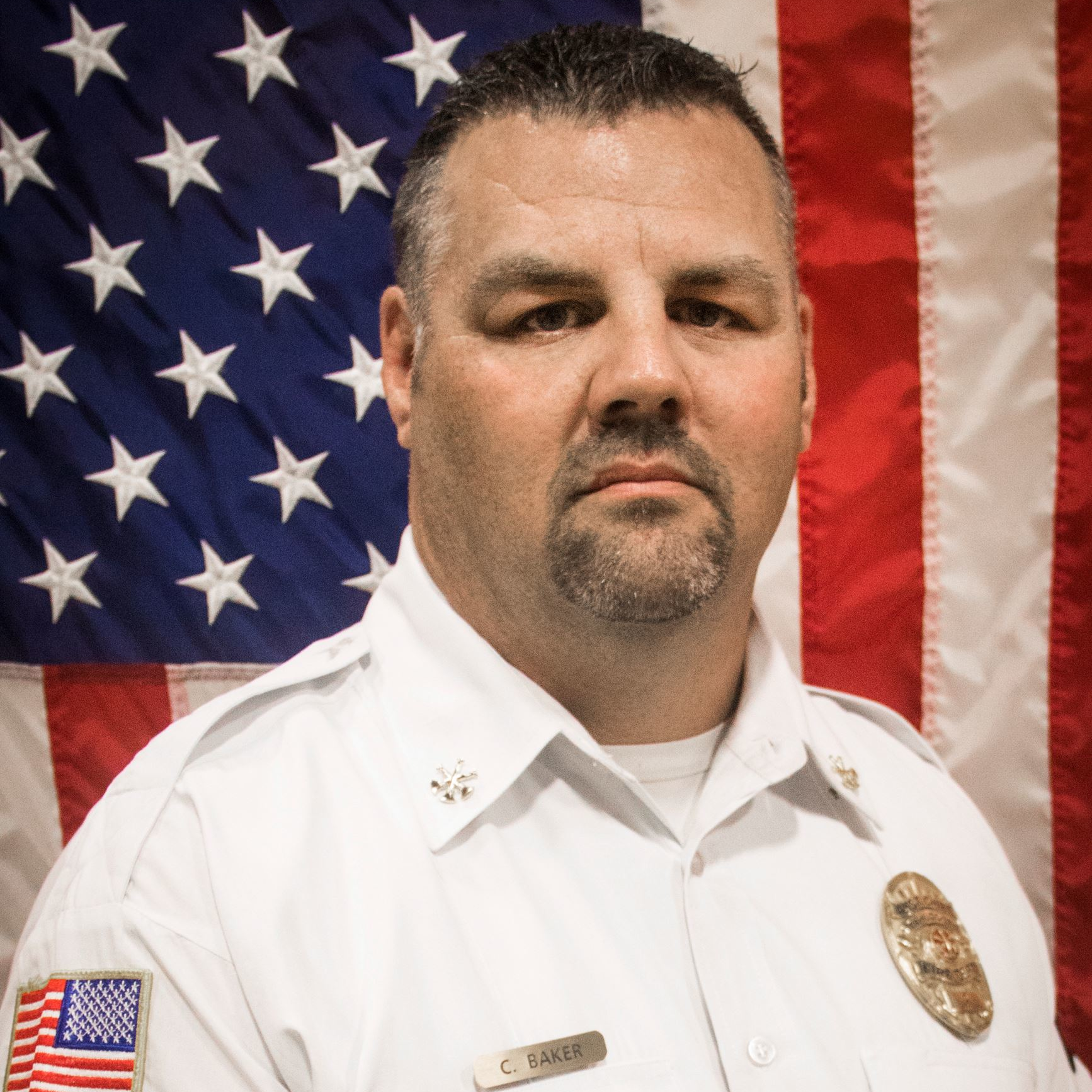 Tahlequah, OK, Fire Chief Casey Baker.