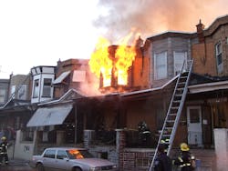 Hoseline placement can contain horizontal spread of fire while protecting occupants still in the fire building. Hoseline placement can contain horizontal spread of fire while protecting occupants still in the fire building.
