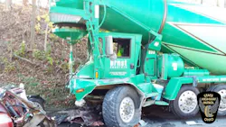 A Dublin, OH, woman and two teenagers were killed Saturday in a head-on collision with a cement truck in Delaware County.