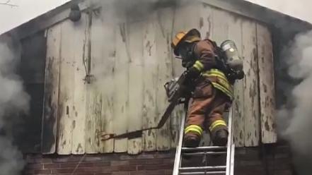 Three Prince George's County, MD, firefighters were injured battling a fatal house fire in Laurel on Monday.