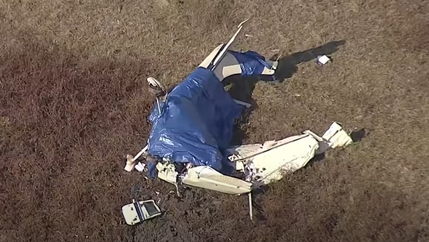 Two people were killed when a small plane crashed in a field in Rockwall, TX, on Thursday.