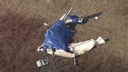 Two people were killed when a small plane crashed in a field in Rockwall, TX, on Thursday. Two people were killed when a small plane crashed in a field in Rockwall, TX, on Thursday.