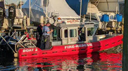 The Woodland Beach, MD, and Anne Arundel County fire departments hope the new fire boat they share will reduce response times.