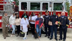 Anthony Phillips Jr. (second from right) graduated from with Arlington, VA, Fire Department Recruit Class 76. Anthony Phillips Jr. (second from right) graduated from with Arlington, VA, Fire Department Recruit Class 76.