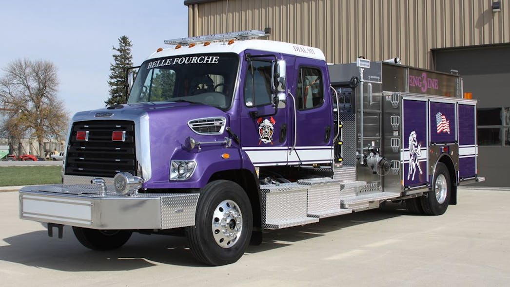 Delivery Belle Fourche, SD, Pumper Firehouse