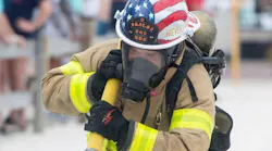 St. George Fire Department Lt. Jared Richardson participating in the Pensacola Beach Firefighter Challenge in 2019.