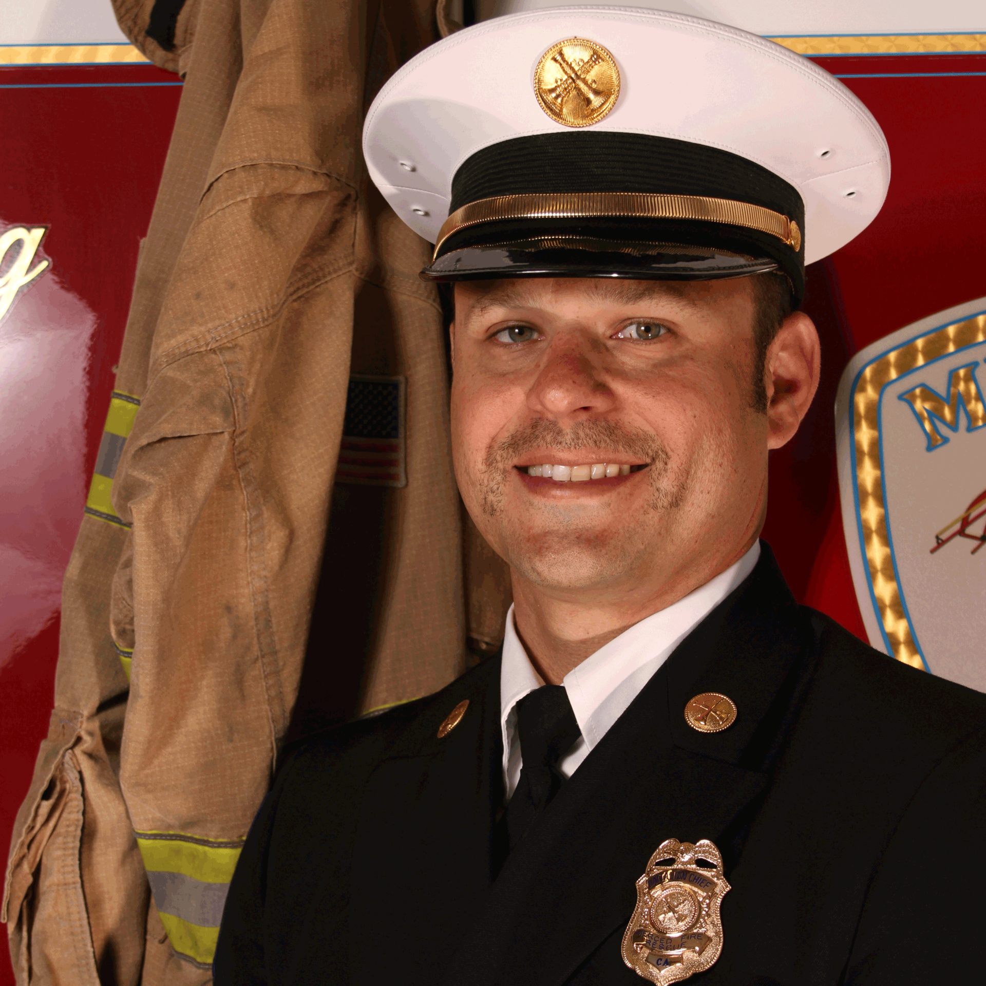 Merced, CA, Fire Chief Billy Alcorn.
