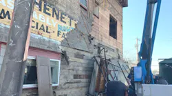 Spokane, WA, firefighters rescued two workers from debris following a walkway collapse at a construction site Monday.