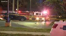 A D.C. firefighter was shot while treating a shooting victim Sunday afternoon.
