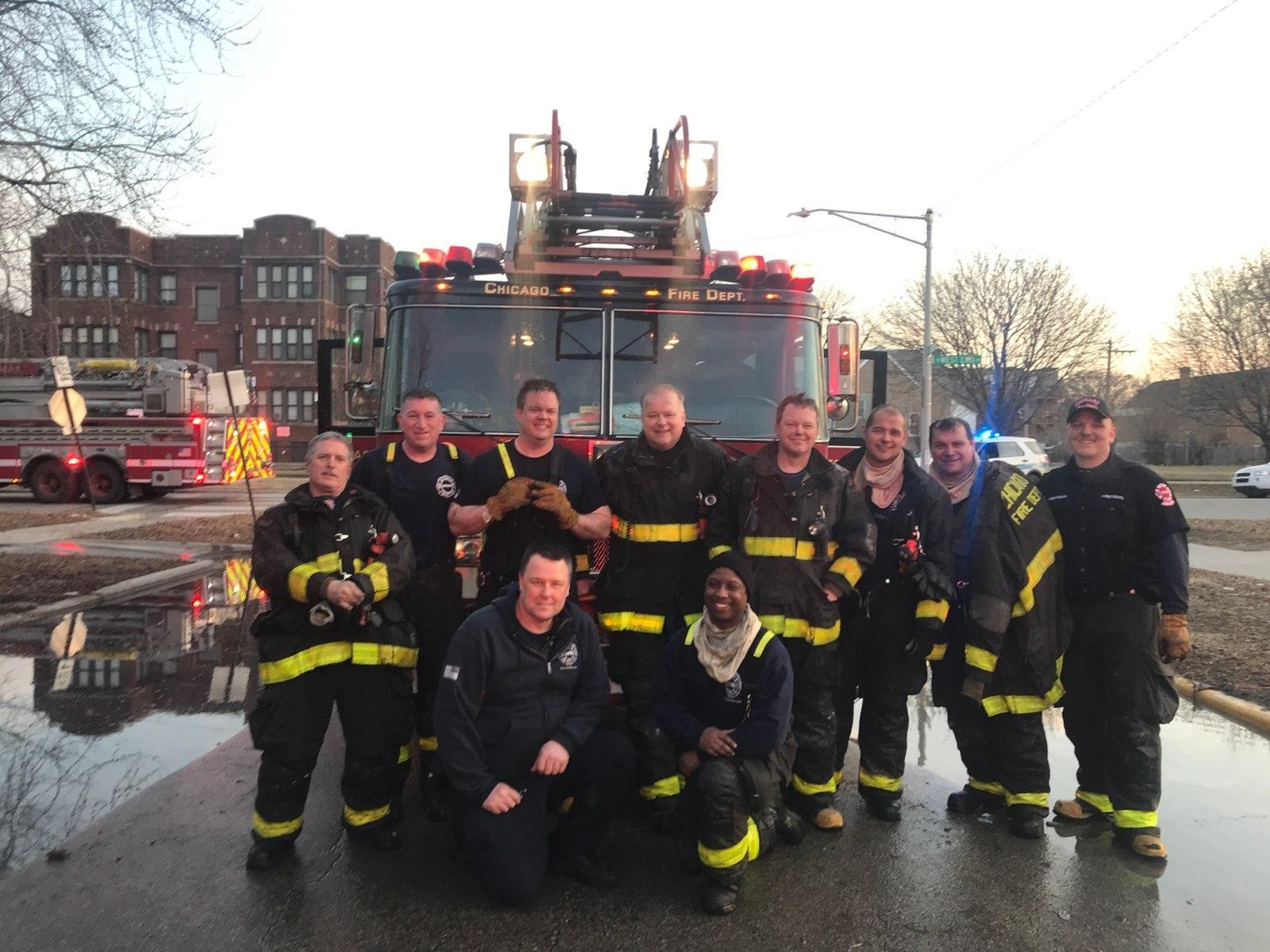 Fires are rather common in Chicago Fire Department Engine 95&rsquo;s area. Firefighter/Paramedic Jason Paszkowski (far right) finds that numerous things that he applies in his professional kayak bass fishing career translate into his firefighting, including organization, preparation and physical ability.