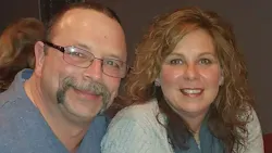 Norton, OH, Fire Chief Mike Schultz and his wife Karla.