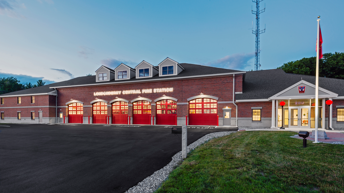 In Quarters Londonderry, NH, Fire Central Station Firehouse