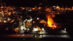 An explosion at a chemical plant in Belle, WV, killed one person and injured two others Tuesday. An explosion at a chemical plant in Belle, WV, killed one person and injured two others Tuesday.