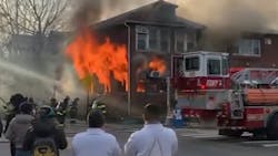 The 101-year-old mother of a New York state lawmaker was among four people rescued from a fire at a home-based Brooklyn synagogue Wednesday by FDNY and Hatzolah Ambulance Services.