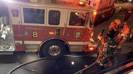 An argument erupted between D.C. Fire & EMS and Bladensburg, MD, Volunteer Fire Department firefighters at the scene of a fiery two-vehicle accident Saturday.