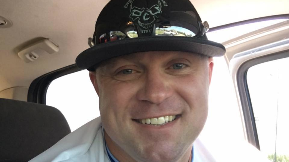 Walls, MS, firefighter Dustin Raines.