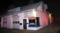 A mayday was called as Webster, MA, firefighters were battling a garage fire late Wednesday.