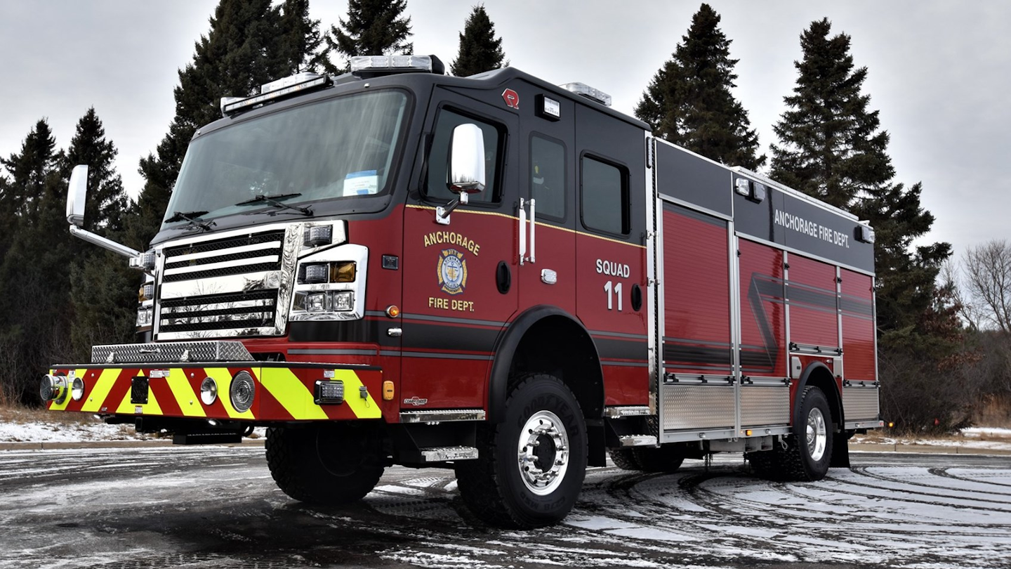 Delivery Anchorage, AK, Custom Pumper Firehouse