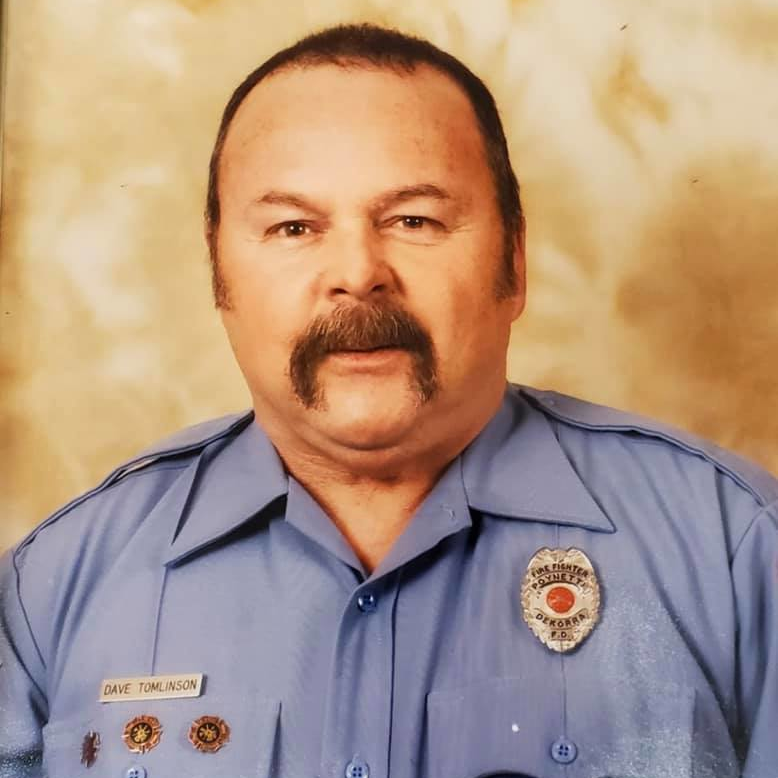 Poynette/Dekorra, WI, firefighter and fire inspector David Tomlinson, 71.