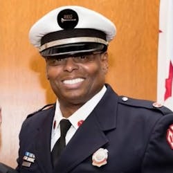 Retired Chicago firefighter Dwain Williams. Retired Chicago firefighter Dwain Williams.
