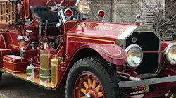 Retired Mount Vernon, WA, firefighters spent about 150 hours to restore the department's vintage American LaFrance engine for the vehicle's 100th birthday.