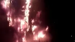 A Rochester, NY, firefighter suffered burns to his upper body during a residential fire Friday.