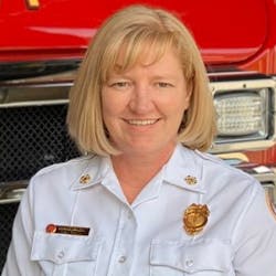 Kansas City, MO, Fire Chief Donna Lake. Kansas City, MO, Fire Chief Donna Lake.