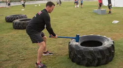 As firefighters, we do all sorts of different movements on the fireground. We carry, climb, crawl, sledge, drag, push, pull, swing, and climb a lot of stairs. To improve our stamina performing these movements, we need to find ways to incorporate them into our workouts.