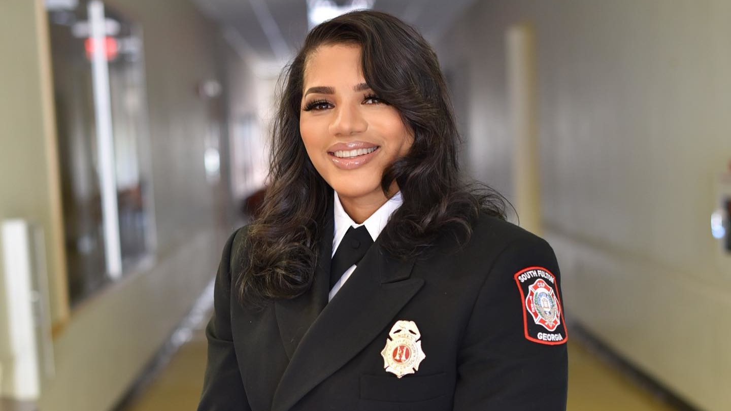 South Fulton, GA, Fire Capt. Andrea Hall.
