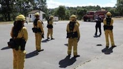 A 2020 training program for 81 rehired seasonal firefighters in CAL FIRE's Sonoma-Lake-Napa unit includes precautions against spreading COVID-19. A 2020 training program for 81 rehired seasonal firefighters in CAL FIRE's Sonoma-Lake-Napa unit includes precautions against spreading COVID-19.