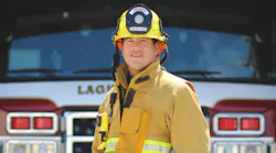 Laguna Beach, CA, firefighter Chris Ornelas.
