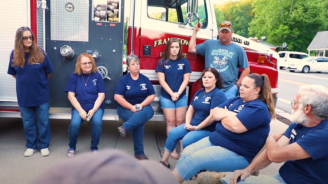 The documentary &apos;Frametown&apos; looks at a West Virginia volunteer fire department that is made up of 60 percent female firefighters.