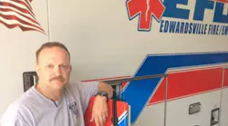 Edwardsville, KS, paramedic Jason Taylor.