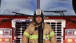 Houston firefighter Josue Rios.