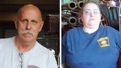Montville, CT, Deputy Fire Chief Don Kutz (left) and EMT Lt. Christine Kutz. Montville, CT, Deputy Fire Chief Don Kutz (left) and EMT Lt. Christine Kutz.