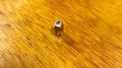 A bullet that struck a Lake Ridge, IN, Volunteer Fire Department station was discovered the day after Christmas.
